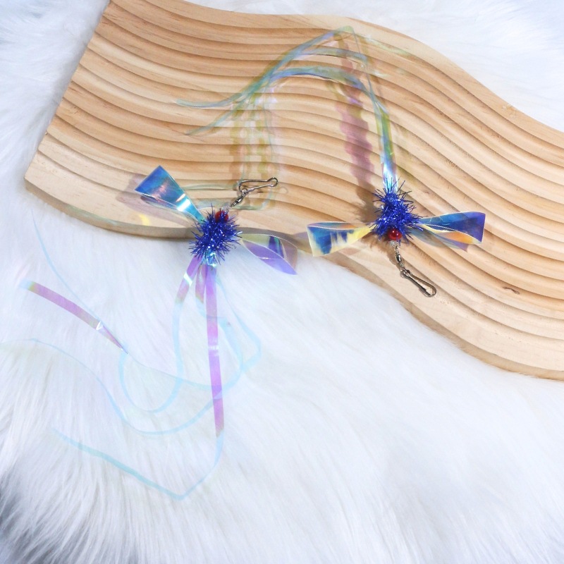 회전 날개 벌레 고양이 장난감 막대 교체용 머리