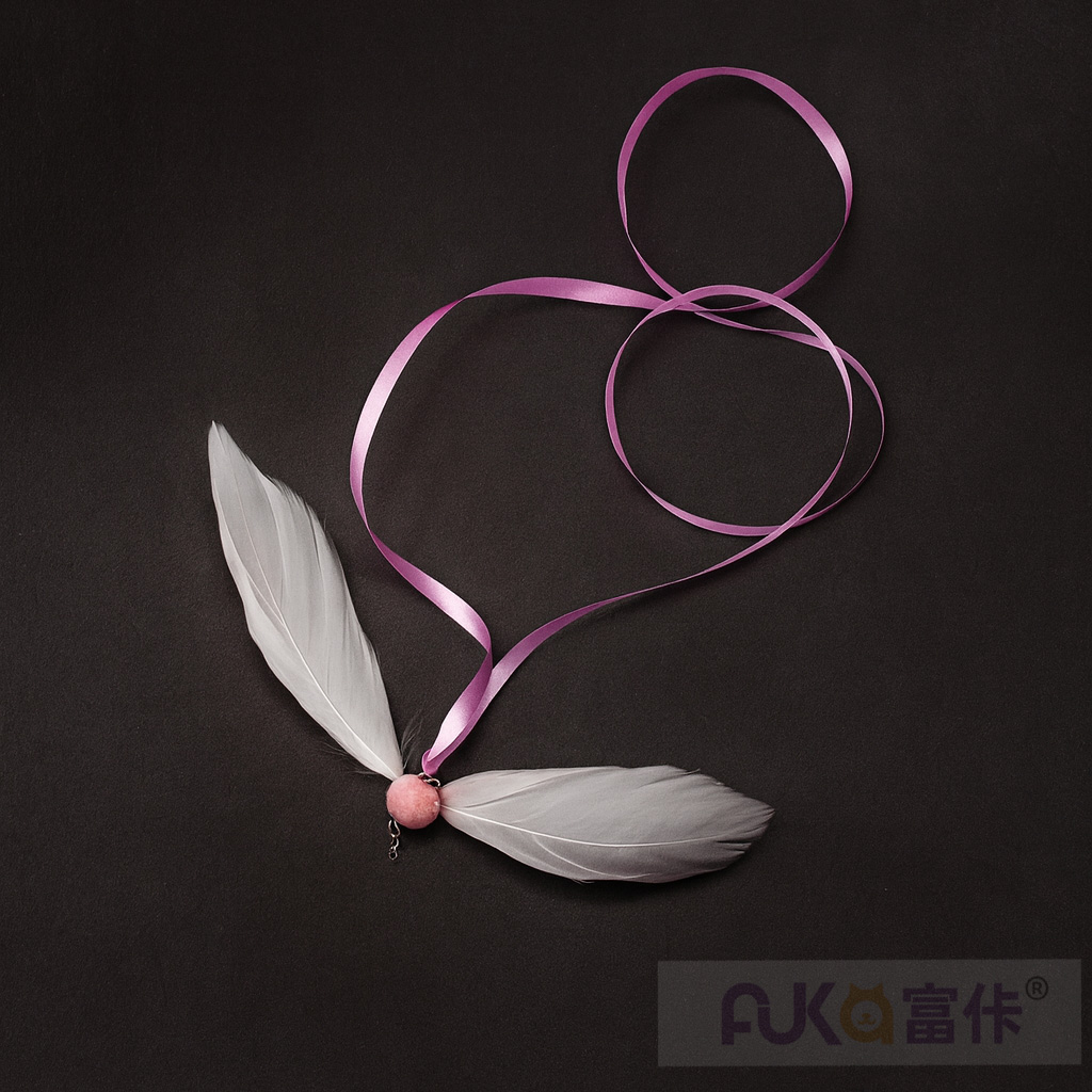 회전 깃털 고양이 낚시대 교체용 헤드｜신형 교체 부품｜공장직송 고양이 장난감 제조업체